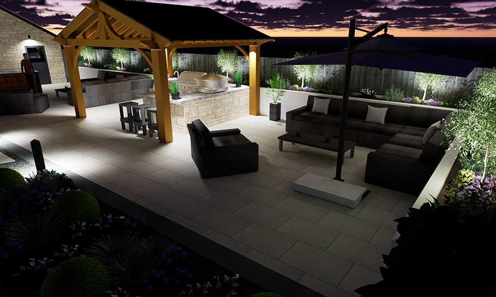 Garden Render design Marram Gardens